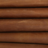 Junetree LEATHER HIDES COW SKINS thick genuine leather about 2mm cowhide yellow brown color