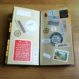 Junetree Handmade Vintage Traveler's Notebook Diary Journal Blank Leather Cover D0407