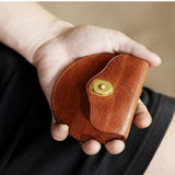 Genuine Cowhide Leather Coin Wallet