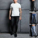 Pinstripe Jeans