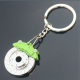 Spinning Brake Rotor Keychain