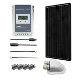 Mono Solar Kit 100W / 12V with 20A MPPT Charge Controller