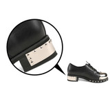 Genuine Leather Chunky Rivet Shoes