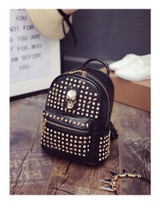 Rivets Skull Backpack