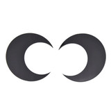 Stud Moon Earrings