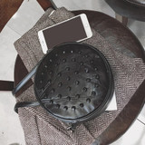 Rivet Round Shoulder Bag