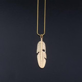 Feather Pendant Necklace