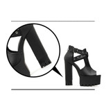 Rivet Chunky Heel Shoes