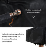 Creative Automatic Skull Handle Umbrella