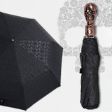 Creative Automatic Skull Handle Umbrella
