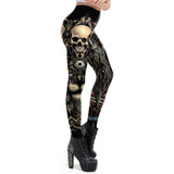 Lion Retro Steampunk Sheer Leggings