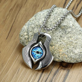 Dragon Eye Cabochon Necklace