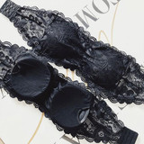 Black Floral Lace Bandeau Fashion Vest