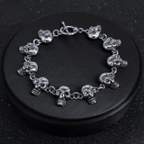 Skeleton Biker Bracelet