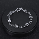 Stainless Steel skull bracelet