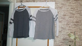 Fashion Women Ladies Long Sleeve Splice Blouse Tops Clothes T Shirt De manga larga