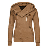 Elegant Winter Hooeded Sweatshirt Women Long Sleeve Pullover Streetwear Hoodies Pullover Hoodies