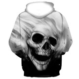 3D Hoodies Men Hooded Sweatshirts Melted Skull 3D Print Casual Pullovers Hoodie