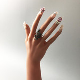 (925 Sterling Silver) Snake Ring