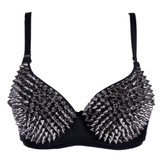 Spike Stud Rivet Bra