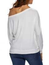 Casual Round Neck Skull Printed Long Sleeve T-Shirt Casual Round Neck Skull Printed Long Sleeve T-Shirt