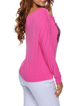 Casual Round Neck Skull Printed Long Sleeve T-Shirt Casual Round Neck Skull Printed Long Sleeve T-Shirt