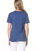 Casual Round Neck Letters Printed Short Sleeve T-Shirt