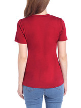 Casual Trendy Distressed Crew Neck Hollow Out Plain Short Sleeve T-Shirt Casual Trendy Distressed Crew Neck Hollow Out Plain Short Sleeve T-Shirt