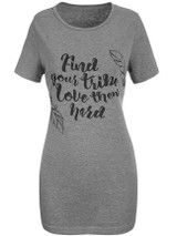 Casual Fabulous Letters Short Round Neck Sleeve T-Shirt