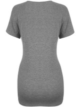 Casual Fabulous Letters Short Round Neck Sleeve T-Shirt