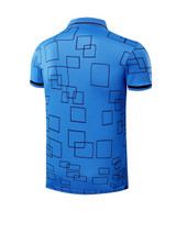 Casual Distinctive Polo Collar Geometric Printed T-Shirt
