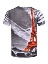 Casual Fashionable Round Neck Printed T-Shirt
