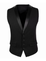 Casual Notch Lapel Men's Vest