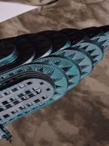 Casual V-Neck Printed T-Shirt