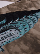 Casual V-Neck Printed T-Shirt