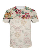 Casual Suitable Trendy Crew Neck Floral Printed T-Shirt