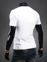 Casual Fashion V-Neck Printed T-Shirt