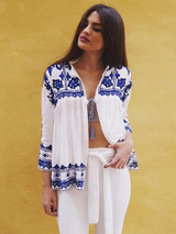 Chiffon Printed Blouses&Shirts Top