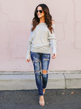 Split-joint Off-the-shoulder Blouses&Shirt Top