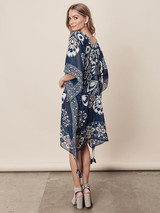Printed Chiffon Loose Cover-Up Tops