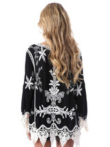 Long Sleeves Bohemia V-neck Floral Blouses&shirts Tops