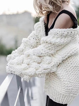 Hollow Knitting Cardigan Sweater Hollow Knitting Cardigan Sweater