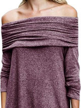 Ruffled Off-the-shoulder Blouses&Shirts Tops Ruffled Off-the-shoulder Blouses&Shirts Tops