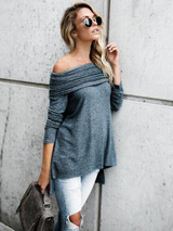 Ruffled Off-the-shoulder Blouses&Shirts Tops Ruffled Off-the-shoulder Blouses&Shirts Tops