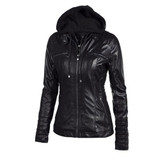 Faux Leather Black Jacket