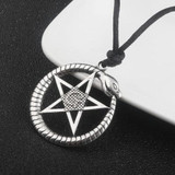 Snake and Star Necklace