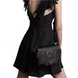Punk Gothic  Messenger Shoulder Bag