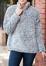 Grey Zipper Band Collar Long Sleeve Fashion Sweatshirt Grey Zipper Band Collar Long Sleeve Fashion Sweatshirt