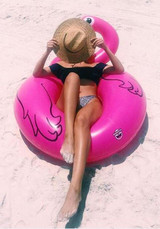 Blue Floral Bandeau Ruffle Off Shoulder Two Piece Backless Bikini Swimwear