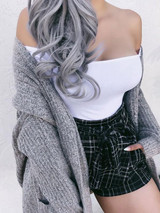 New Grey Print Long Sleeve Fashion Cardigan Sweater